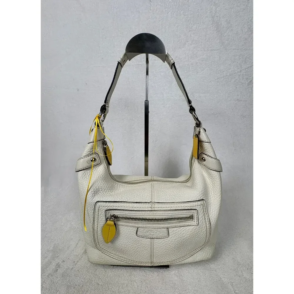 Coach Vintage Y2K Penelope in White Pebble Leather Hobo Bag - Picture 16 of 16
